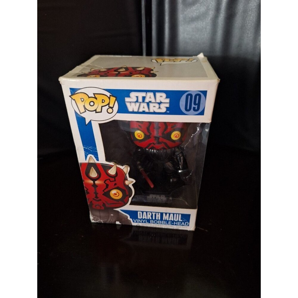 Funko Pop! Star Wars Darth Maul #9 Vinyl Figure Vaulted – Damaged Box